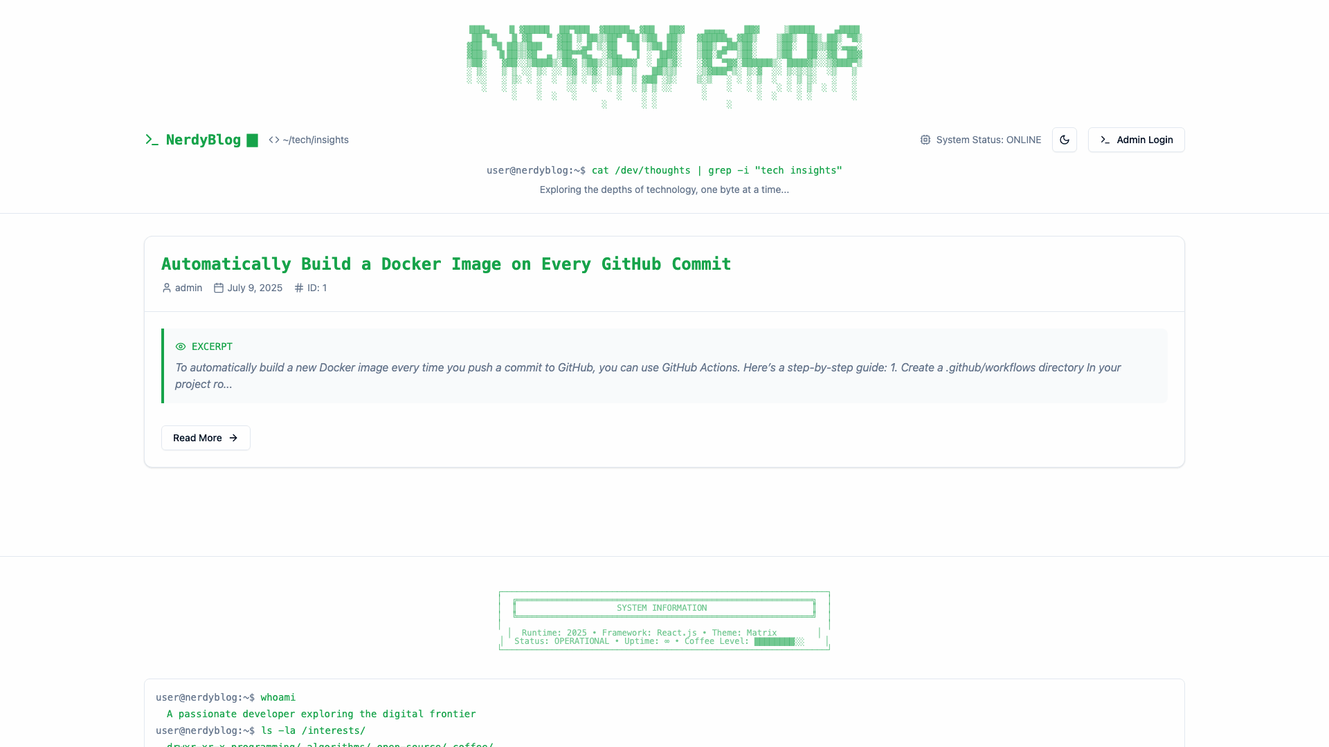 NerdyBlog